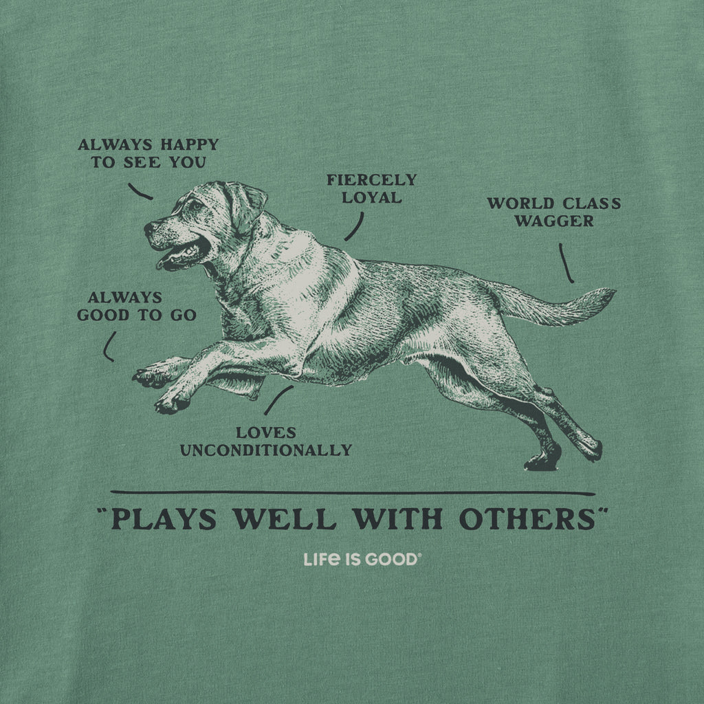 Men's Anatomy of a Best Friend Short Sleeve Crusher Tee product image 2