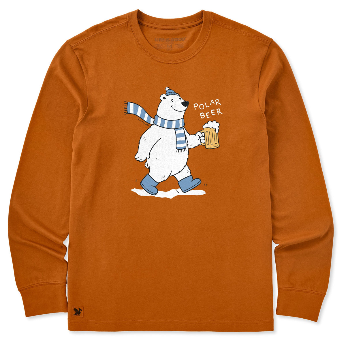 Men's Polar Beer Long Sleeve Crusher Tee