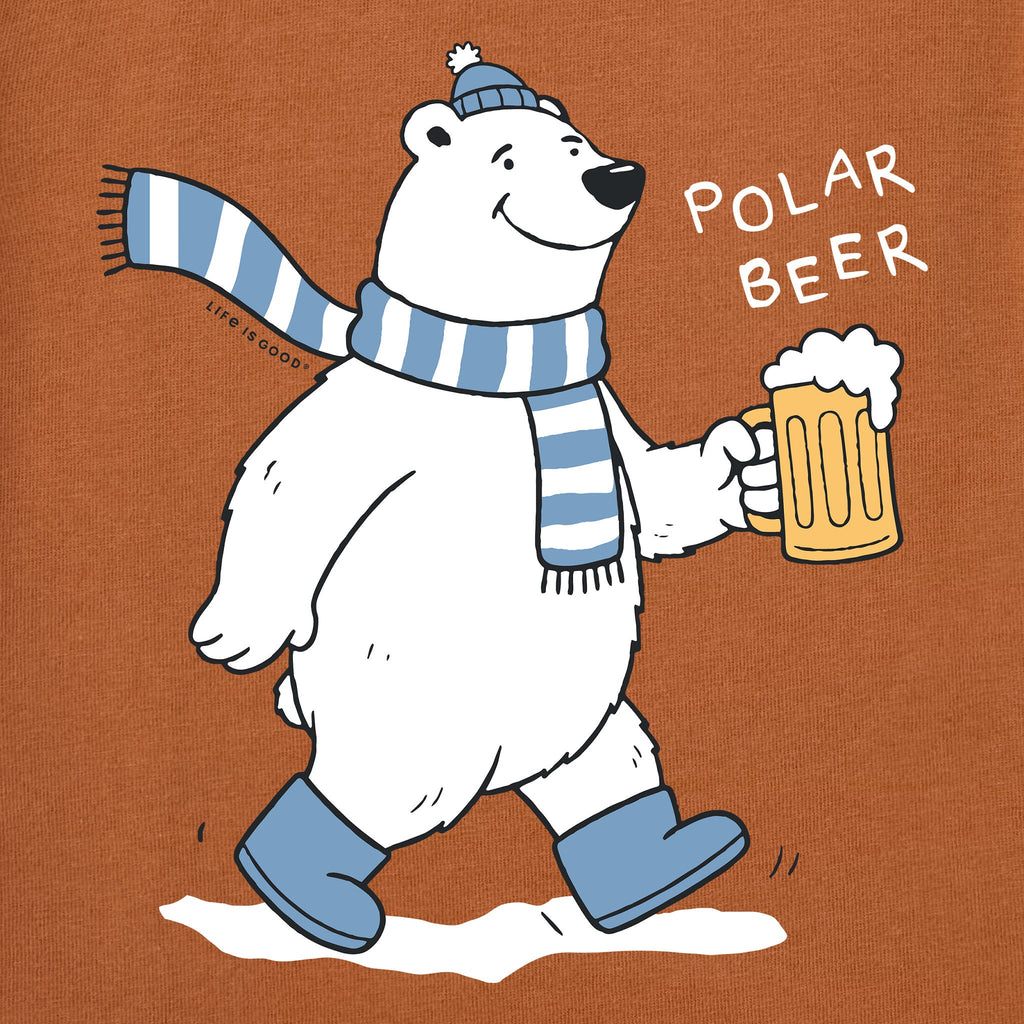 Men's Polar Beer Long Sleeve Crusher Tee