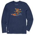 Men's Board Meeting Snowboard Moose Long Sleeve Crusher Tee product image 1
