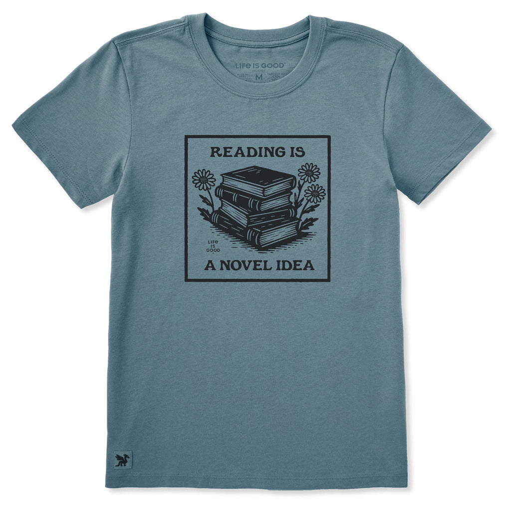 Women's Reading in a Novel Idea Short Sleeve Crusher Tee product image 1