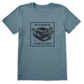 Women's Reading in a Novel Idea Short Sleeve Crusher Tee product image 1