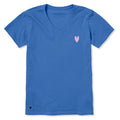 Women's Straight Dragon Eye Short Sleeve Crusher Vee product image 1
