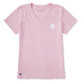 Women's Classic Simple Daisy Short Sleeve Crusher Vee product image 1