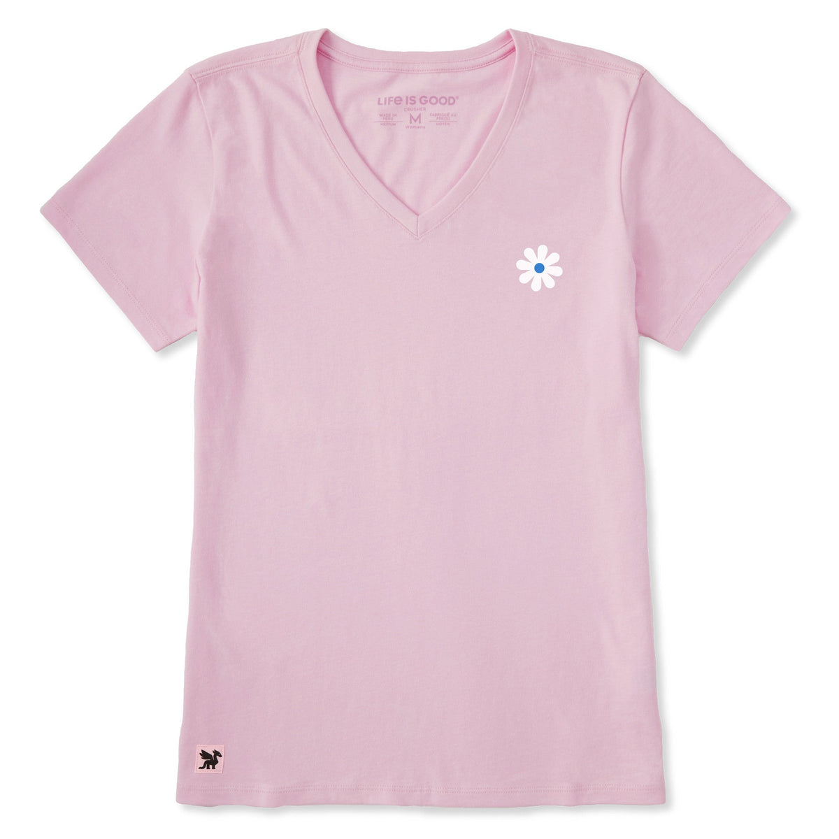 Women's Classic Simple Daisy Short Sleeve Crusher Vee product image 1