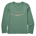 Women's I Like it Here Adirondacks Long Sleeve Crusher Vee product image 1