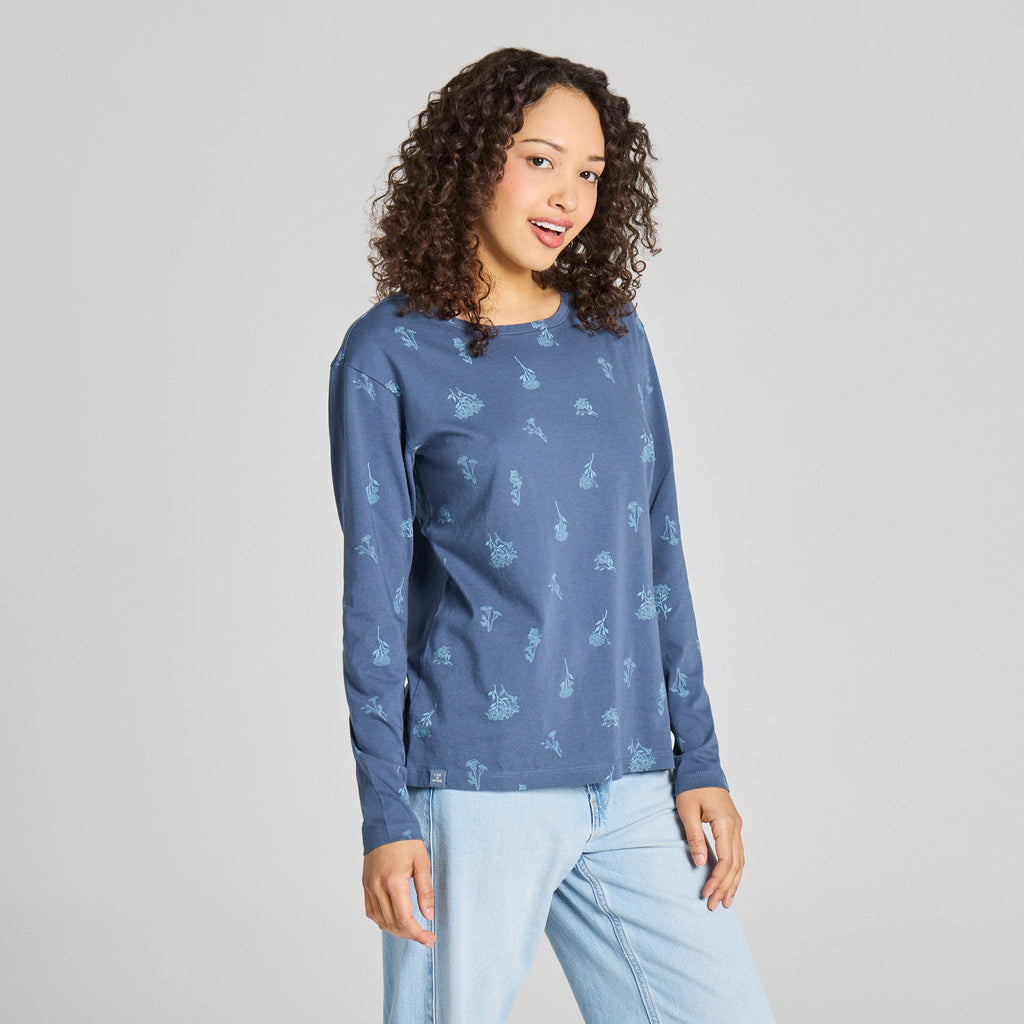 Women's Delicate Wildflower Pattern Long Sleeve product image 1