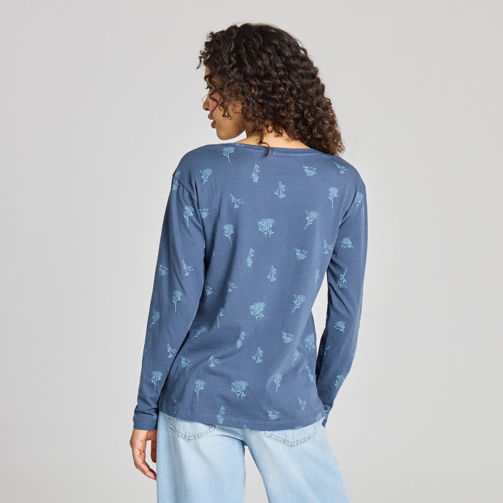 Women's Delicate Wildflower Pattern Long Sleeve product image 3