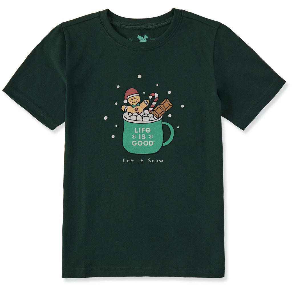 Kids Let It Snow Cocoa Short Sleeve Crusher Tee