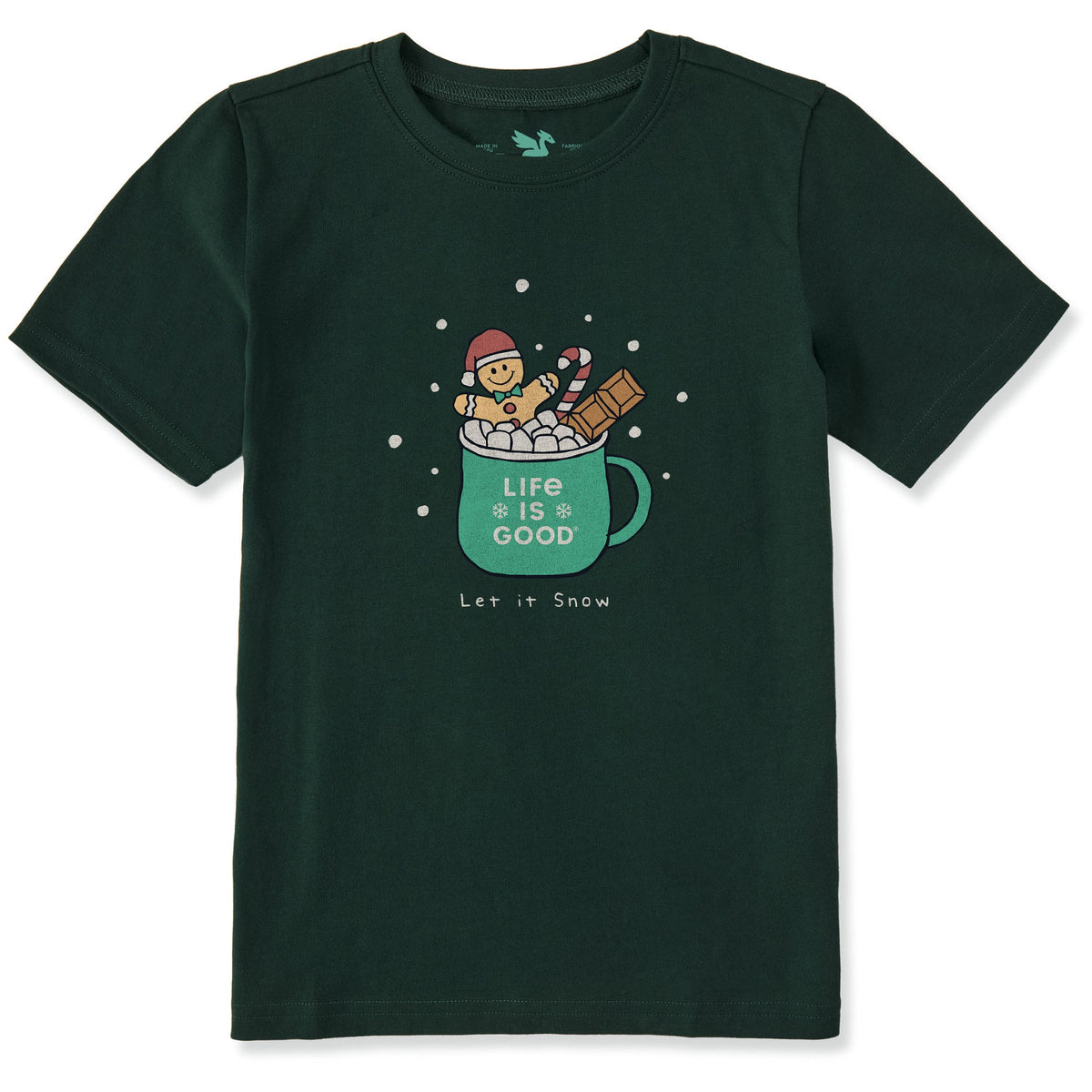 Kids Let It Snow Cocoa Short Sleeve Crusher Tee