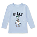 Toddler Silly Goose Winter Long Sleeve Crusher Tee
