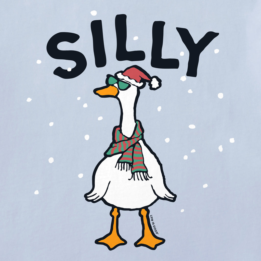 Toddler Silly Goose Winter Long Sleeve Crusher Tee