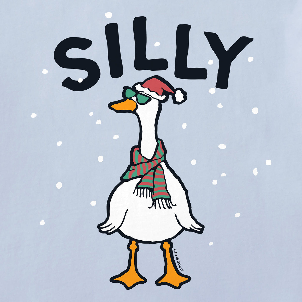 Toddler Silly Goose Winter Long Sleeve Crusher Tee