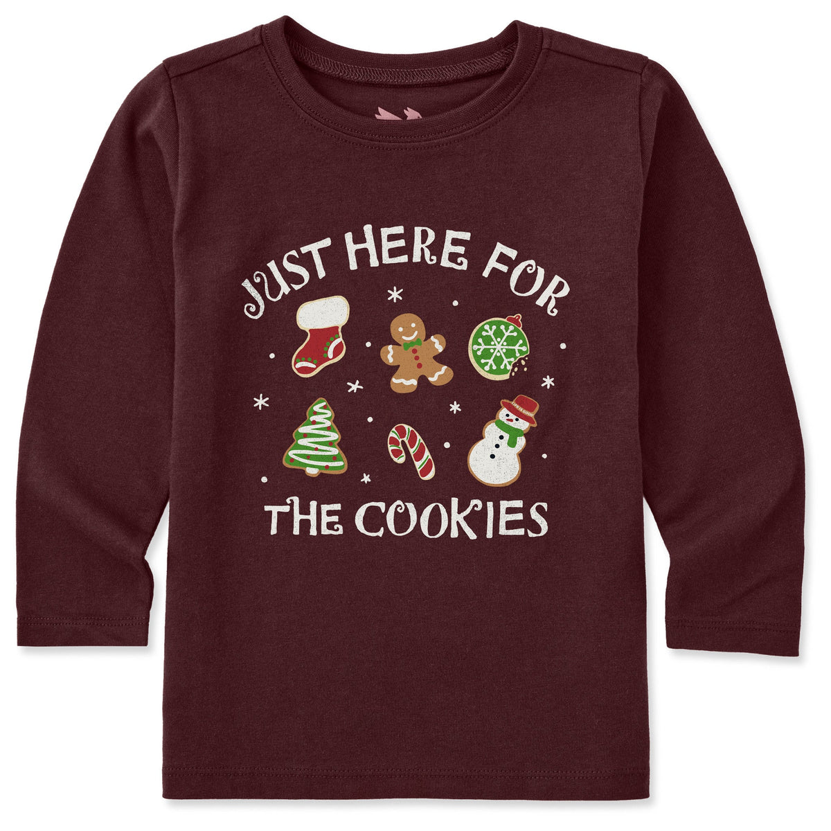Toddler Just Here for the Christmas Cookies Long Sleeve product image 1