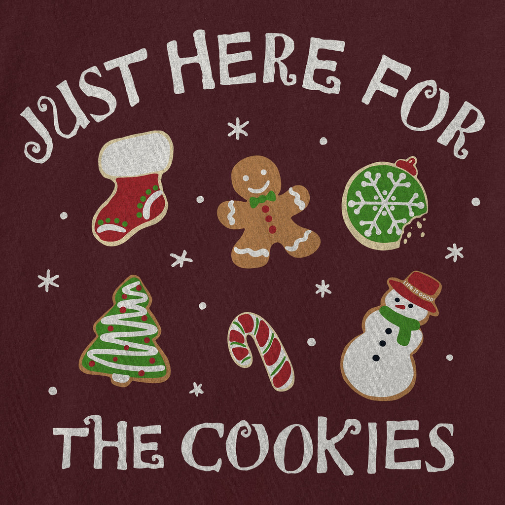 Kids Just Here for the Christmas Cookies Long Sleeve product image 2