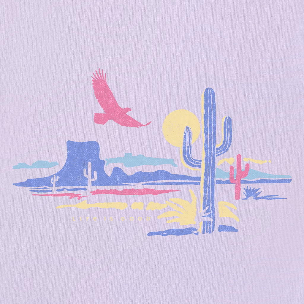 Women's Cactus Desert Long Sleeve Crusher Tee product image 2