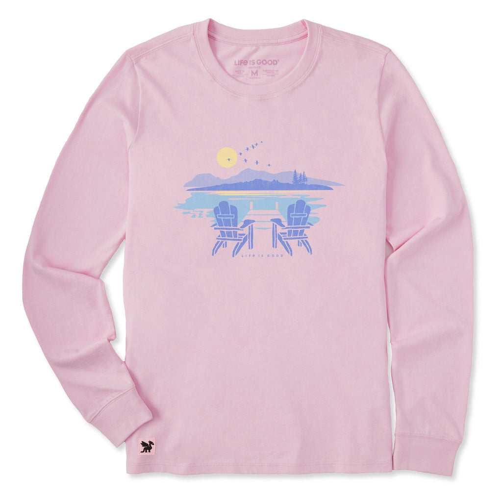 Women's Sunset Sitdown Long Sleeve Crusher Tee product image 1