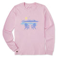 Women's Sunset Sitdown Long Sleeve Crusher Tee product image 1