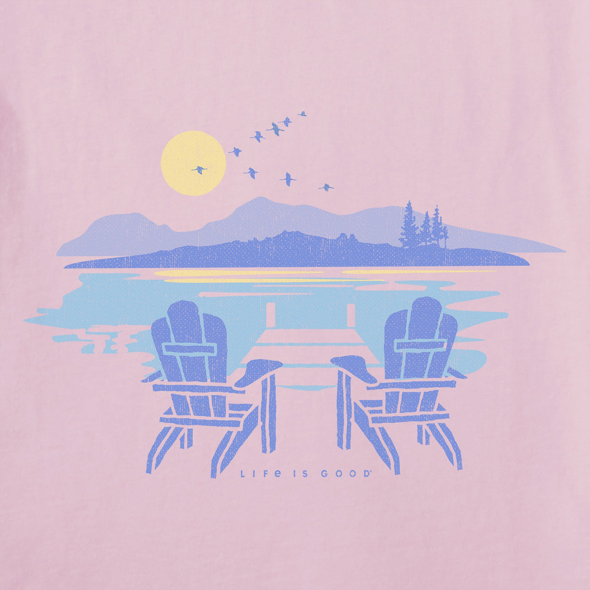 Women's Sunset Sitdown Long Sleeve Crusher Tee product image 2