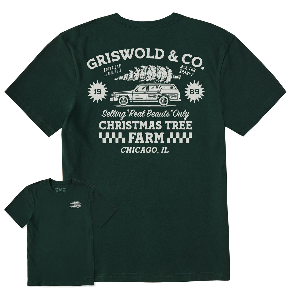Men's Christmas Tree Farm Short Sleeve Crusher Tee product image 4