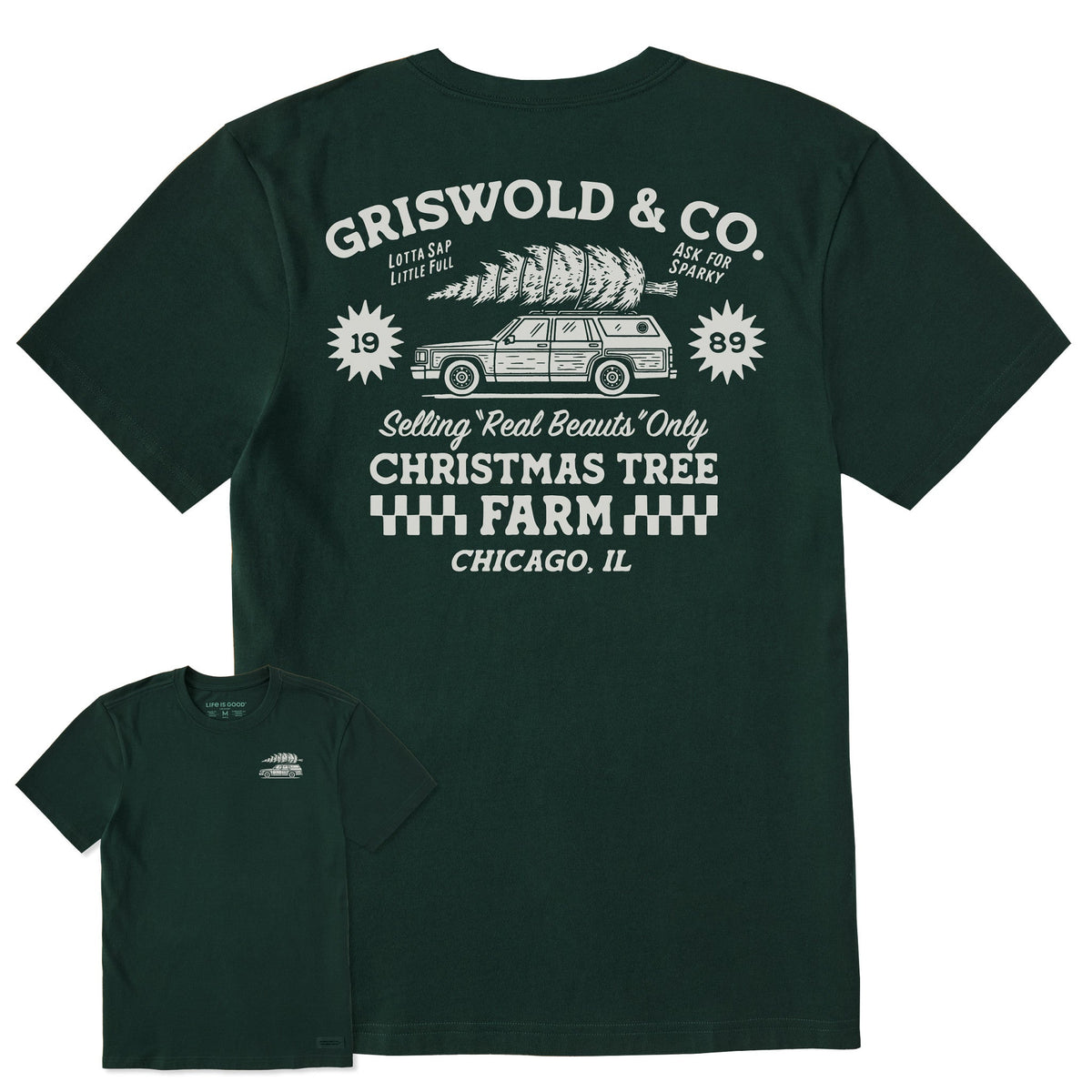 Men's Christmas Tree Farm Short Sleeve Crusher Tee product image 4