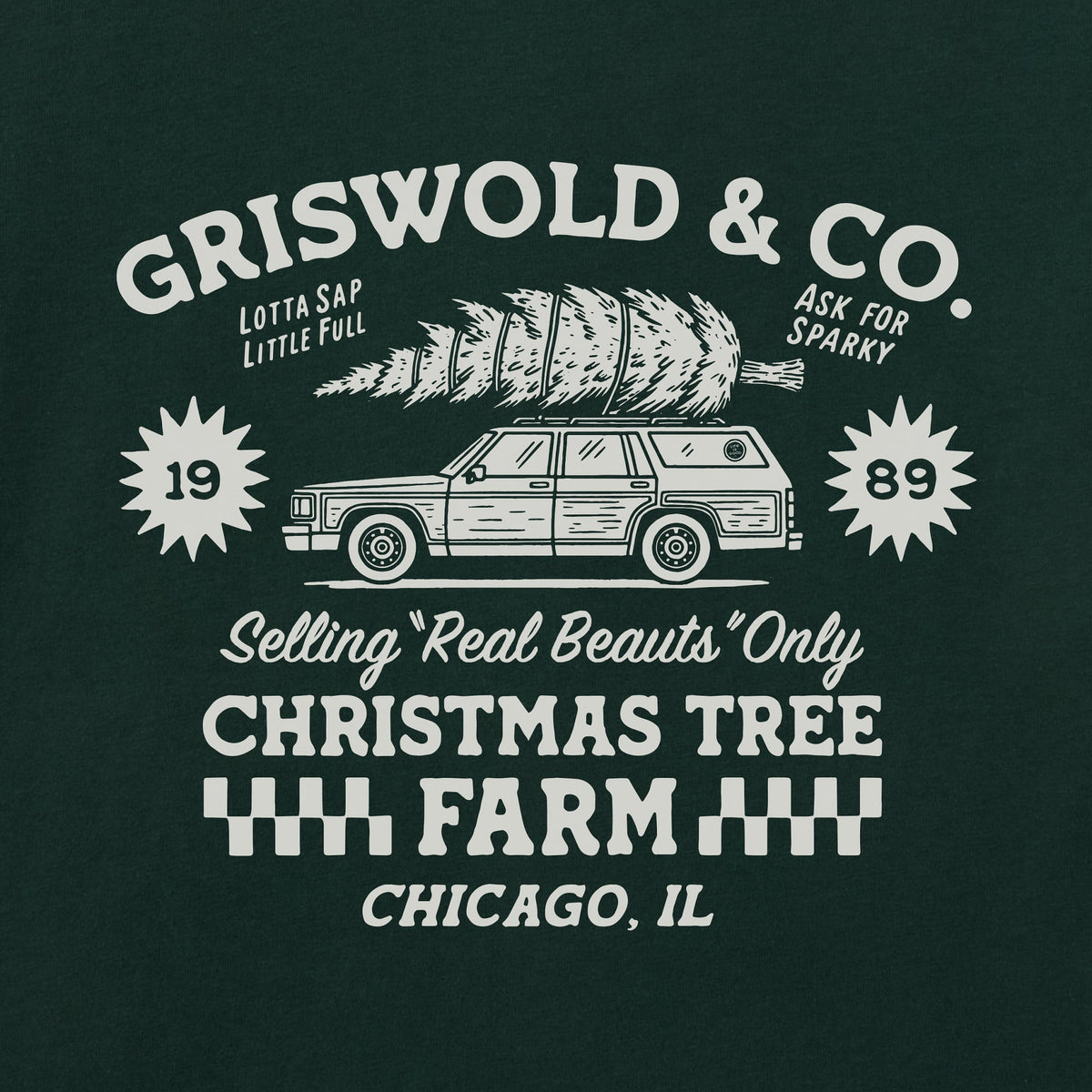 Men's Christmas Tree Farm Short Sleeve Crusher Tee product image 5