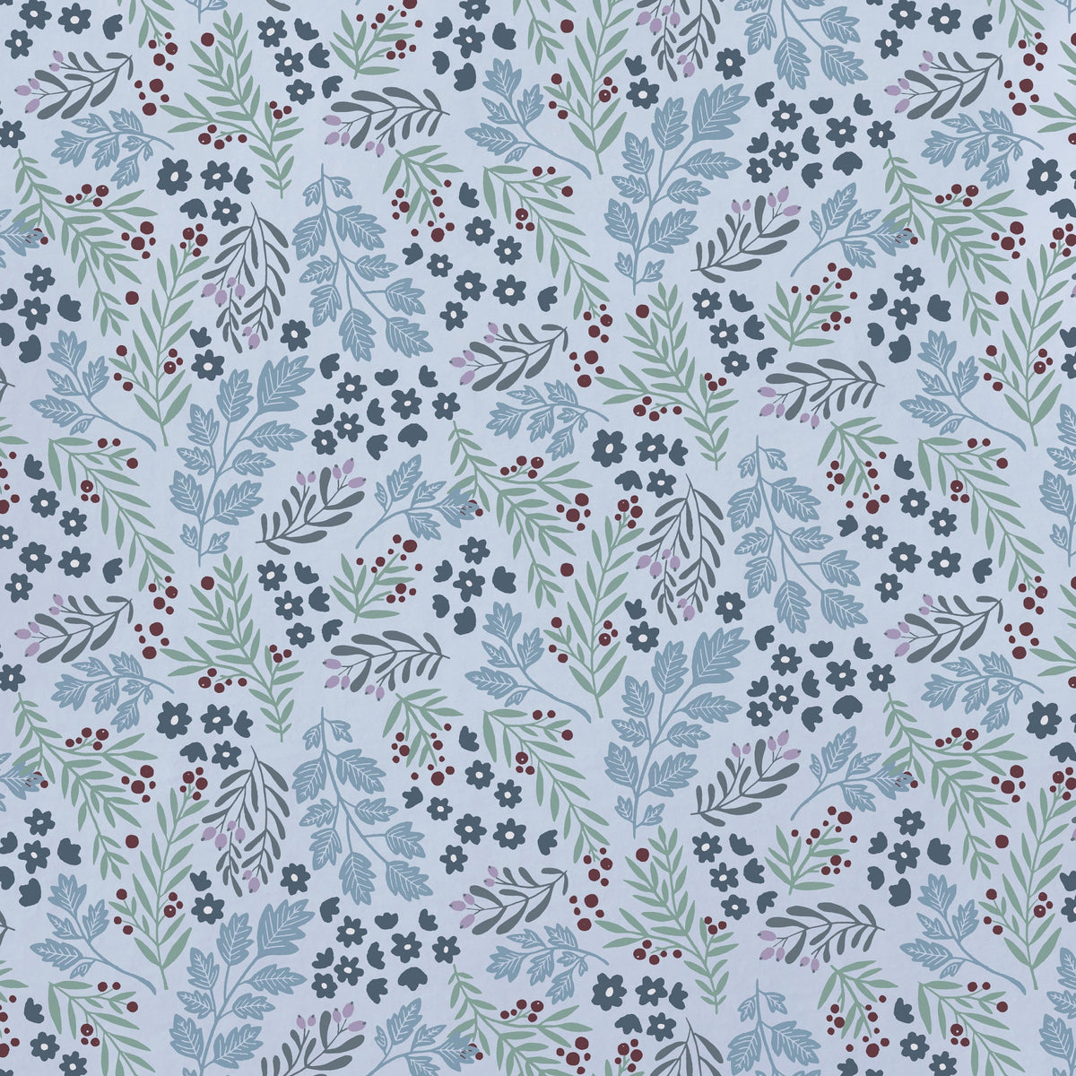 Women's Berry Floral Pattern Long Sleeve Crusher-LITE Easy product image 2