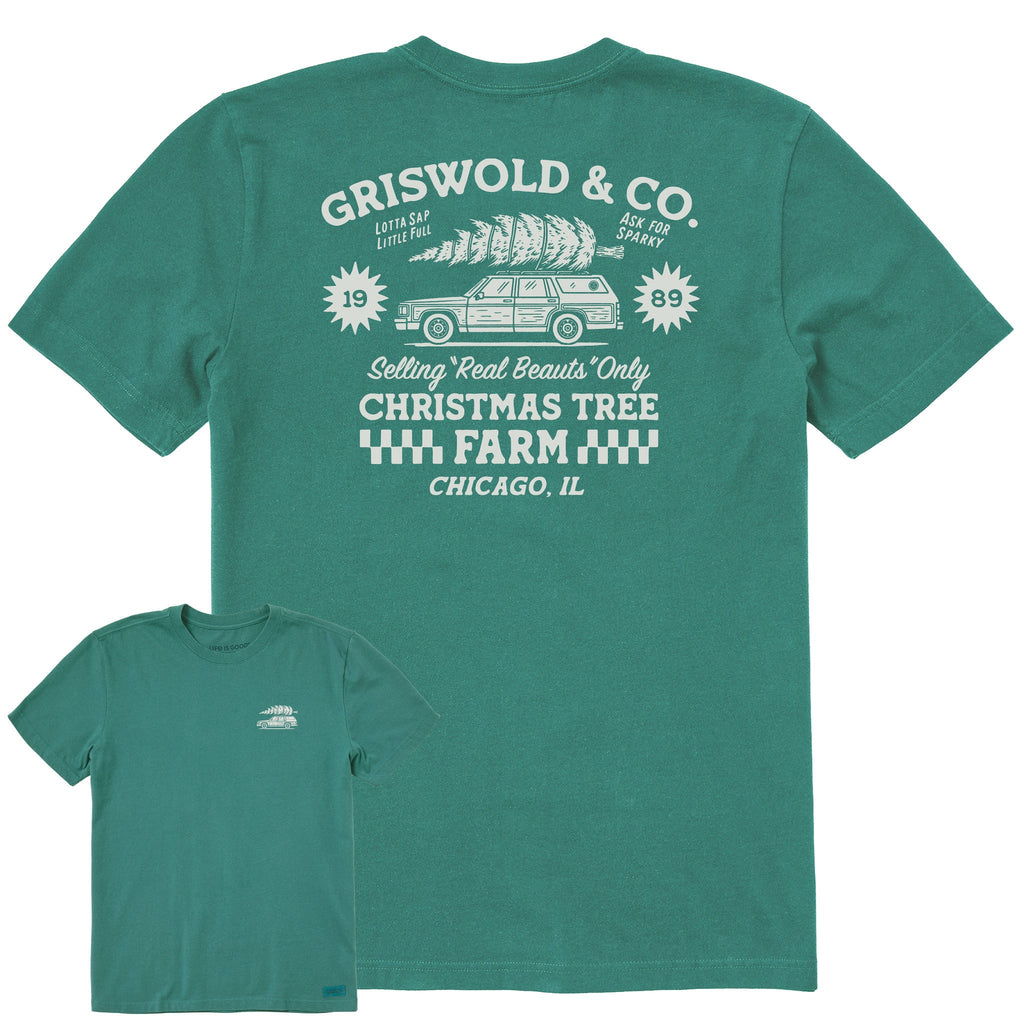 Men's Christmas Tree Farm Short Sleeve Crusher Tee product image 1