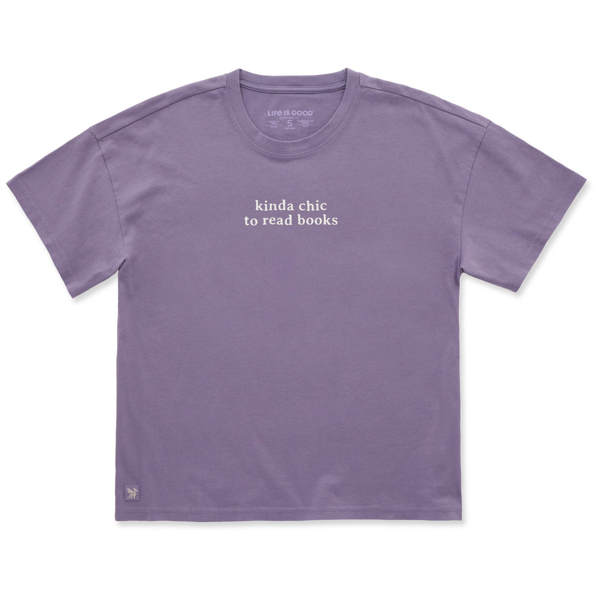 Women's Kinda Chic to Read Books Short Sleeve Oversized product image 3