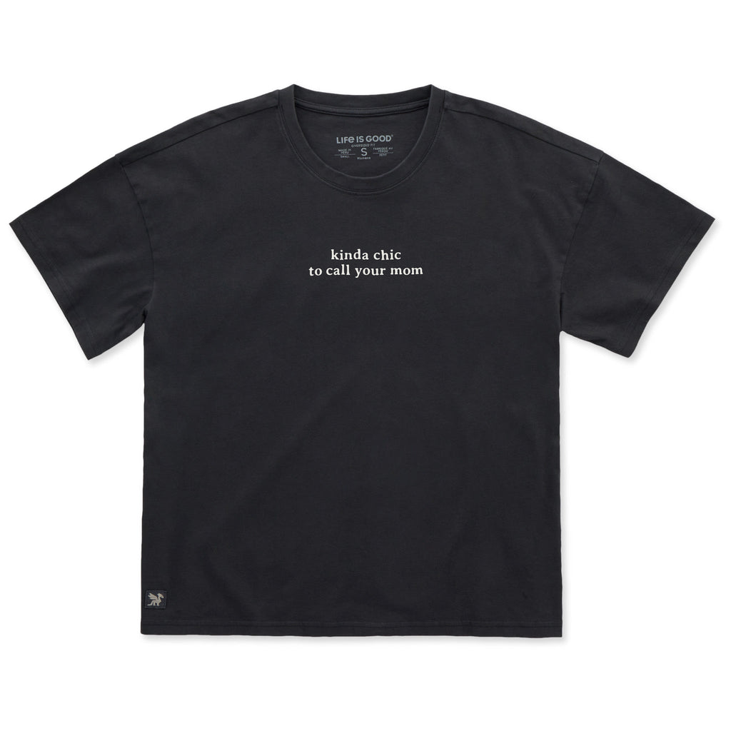 Women's Kinda Chic to Call Your Mom Short Sleeve Oversized product image 1