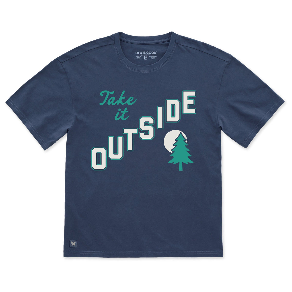 Men's Take It Outside Stepped Short Sleeve Oversized product image 1