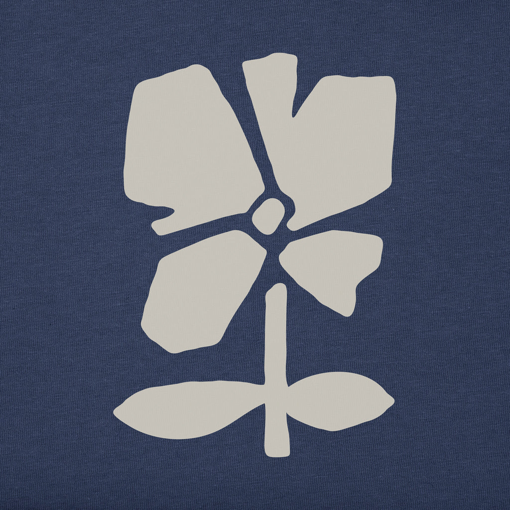 Men's Abstract Big Flower Short Sleeve Oversized Crusher Tee product image 2