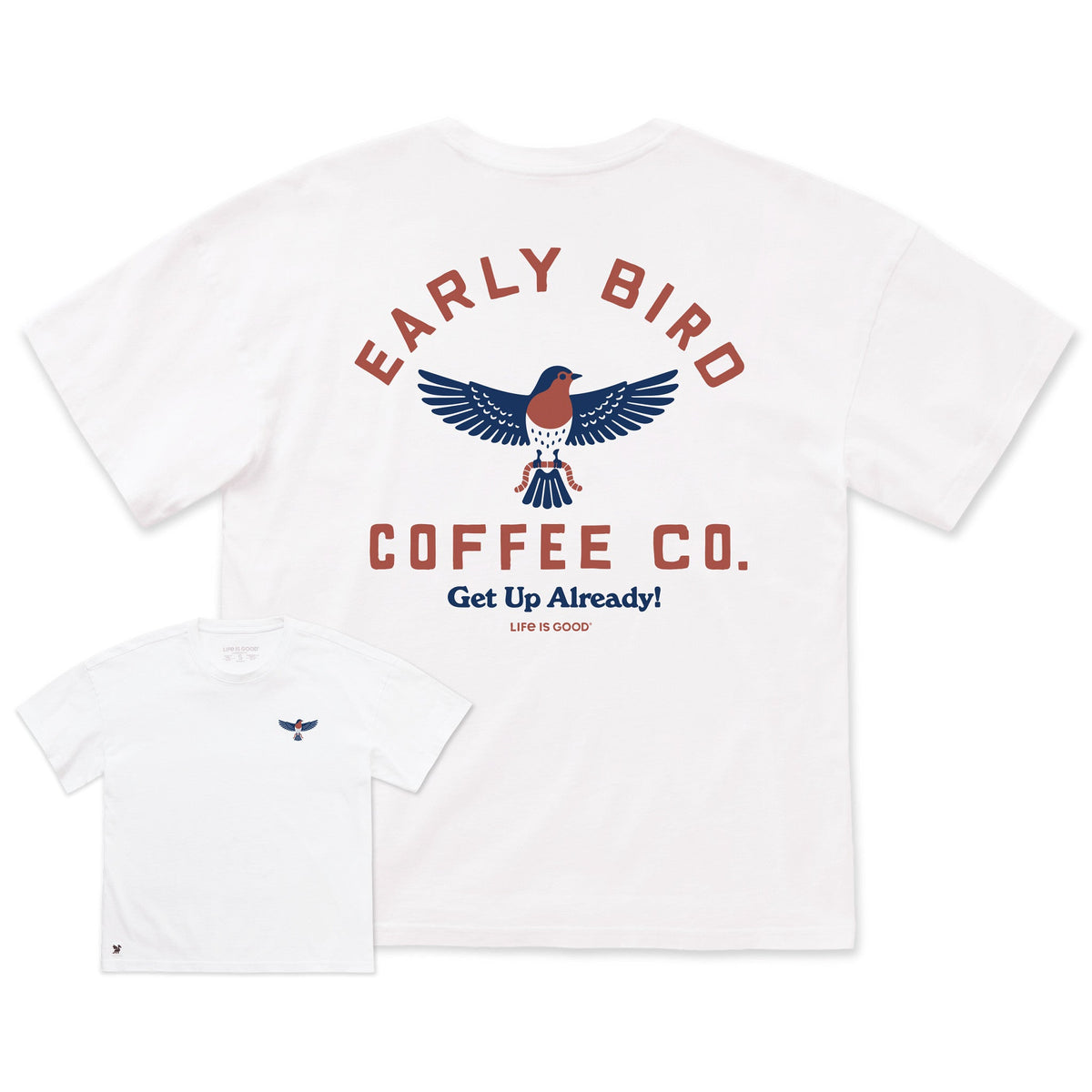 Women's Early Bird Coffee Co. Short Sleeve Oversized product image 1