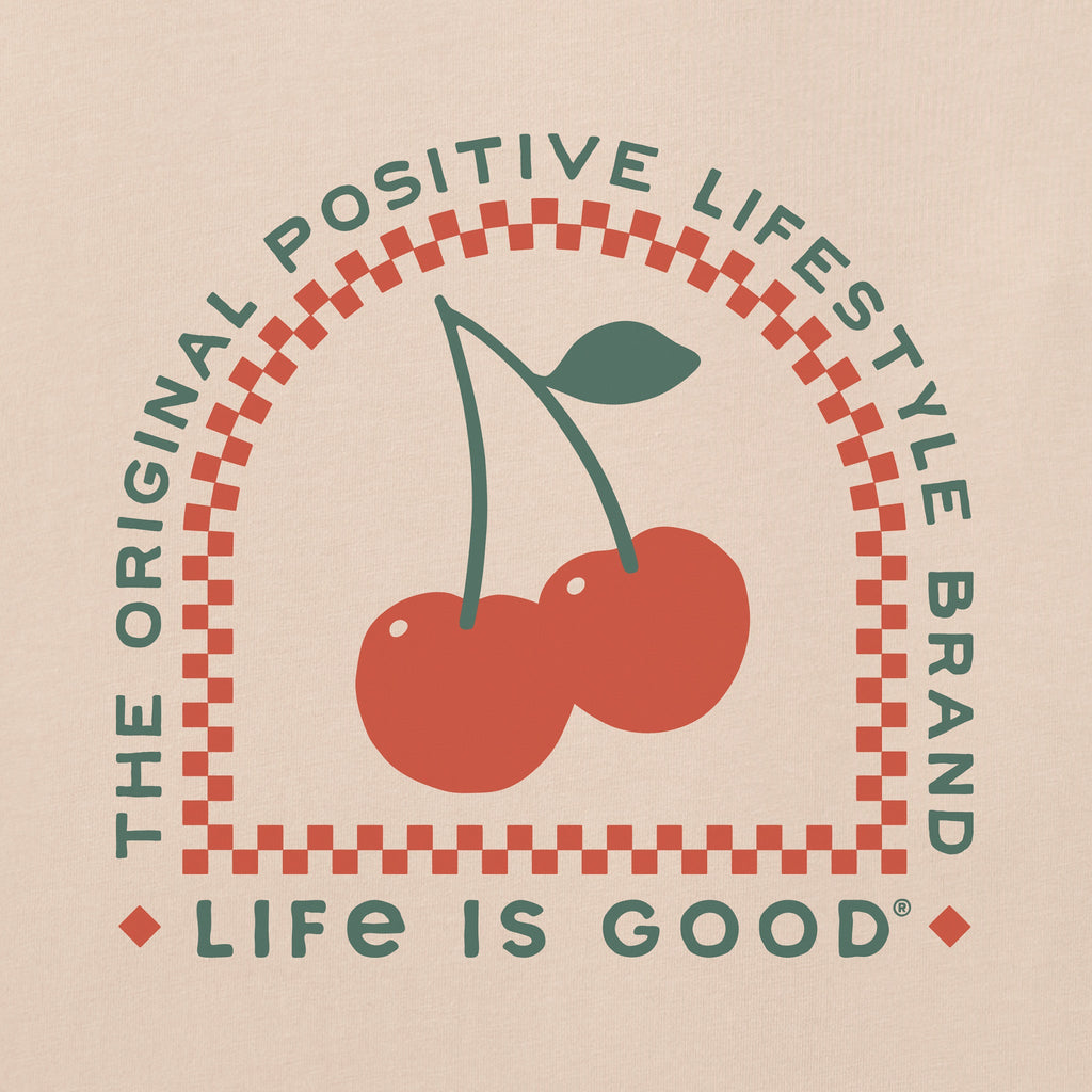 Men's Positive Lifestyle Cherries Short Sleeve Oversized product image 2
