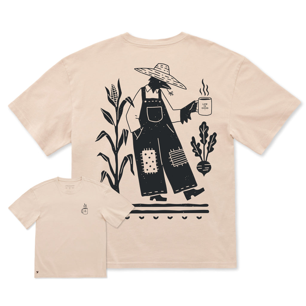 Men's Farmer Crow Short Sleeve Oversized Crusher Tee