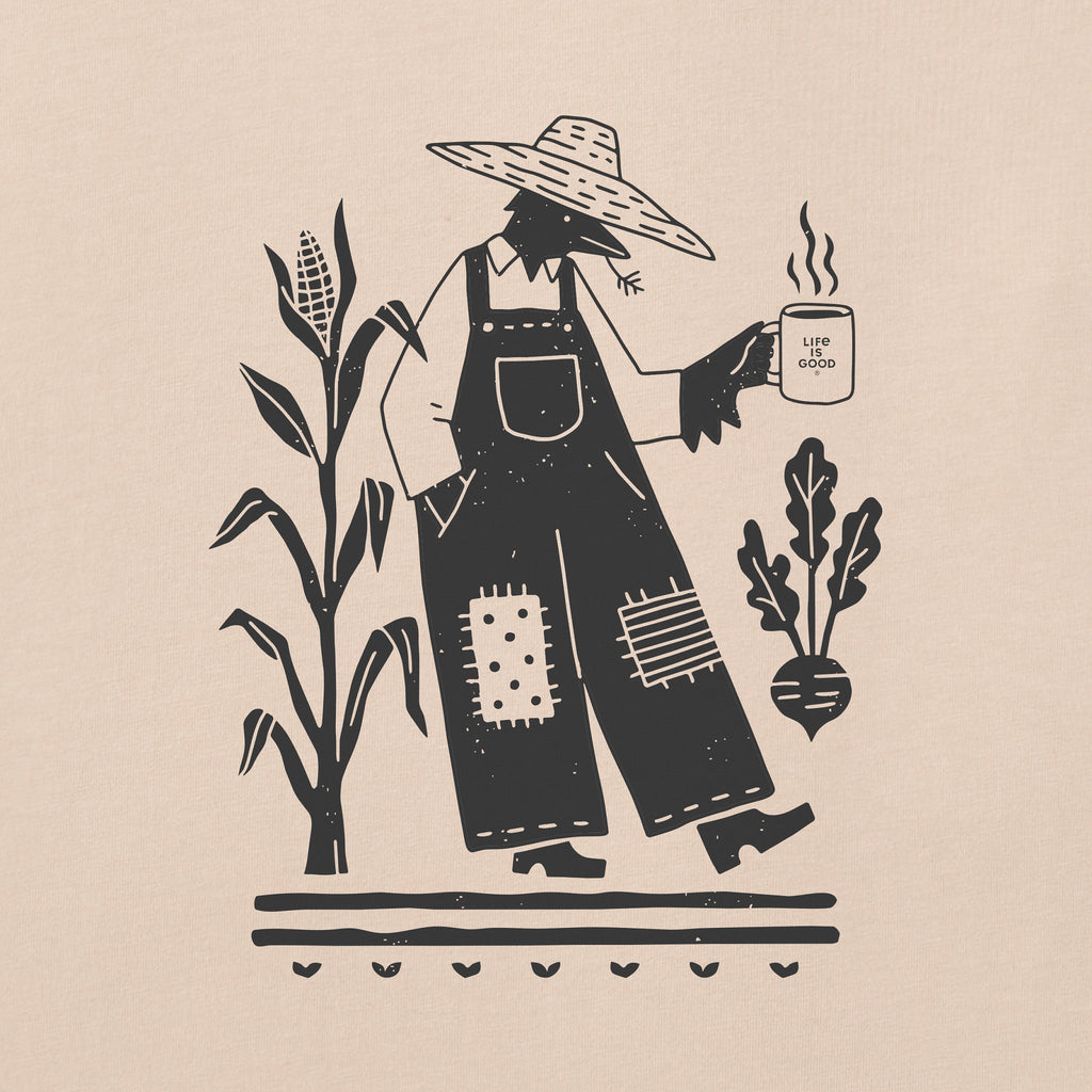 Men's Farmer Crow Short Sleeve Oversized Crusher Tee