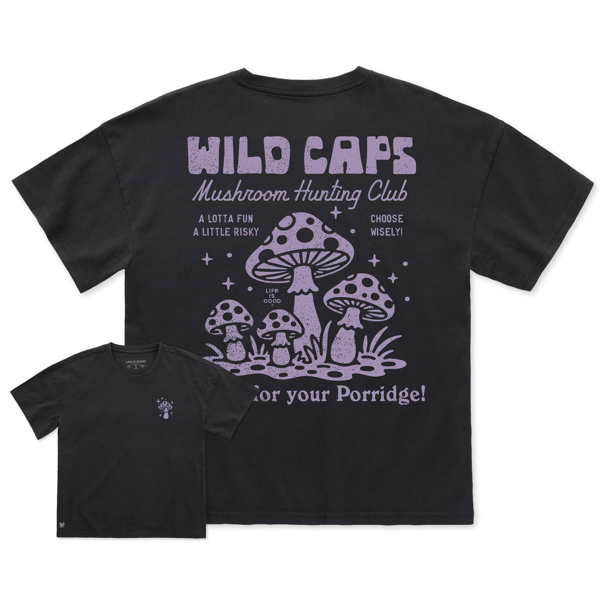 Women's Wild Caps Short Sleeve Oversized Crusher Tee product image 1