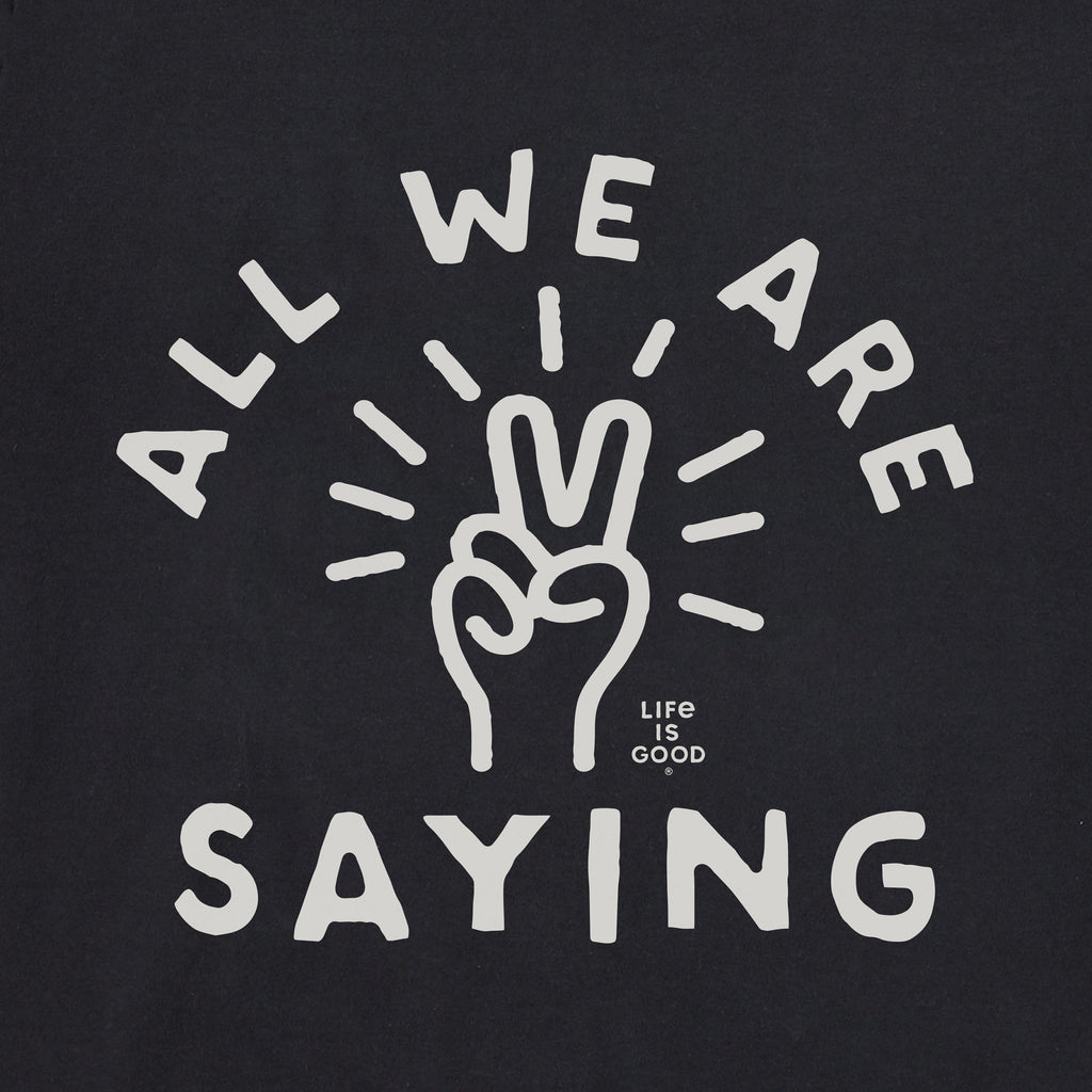Women's All We Are Saying Short Sleeve Oversized Crusher Tee product image 2
