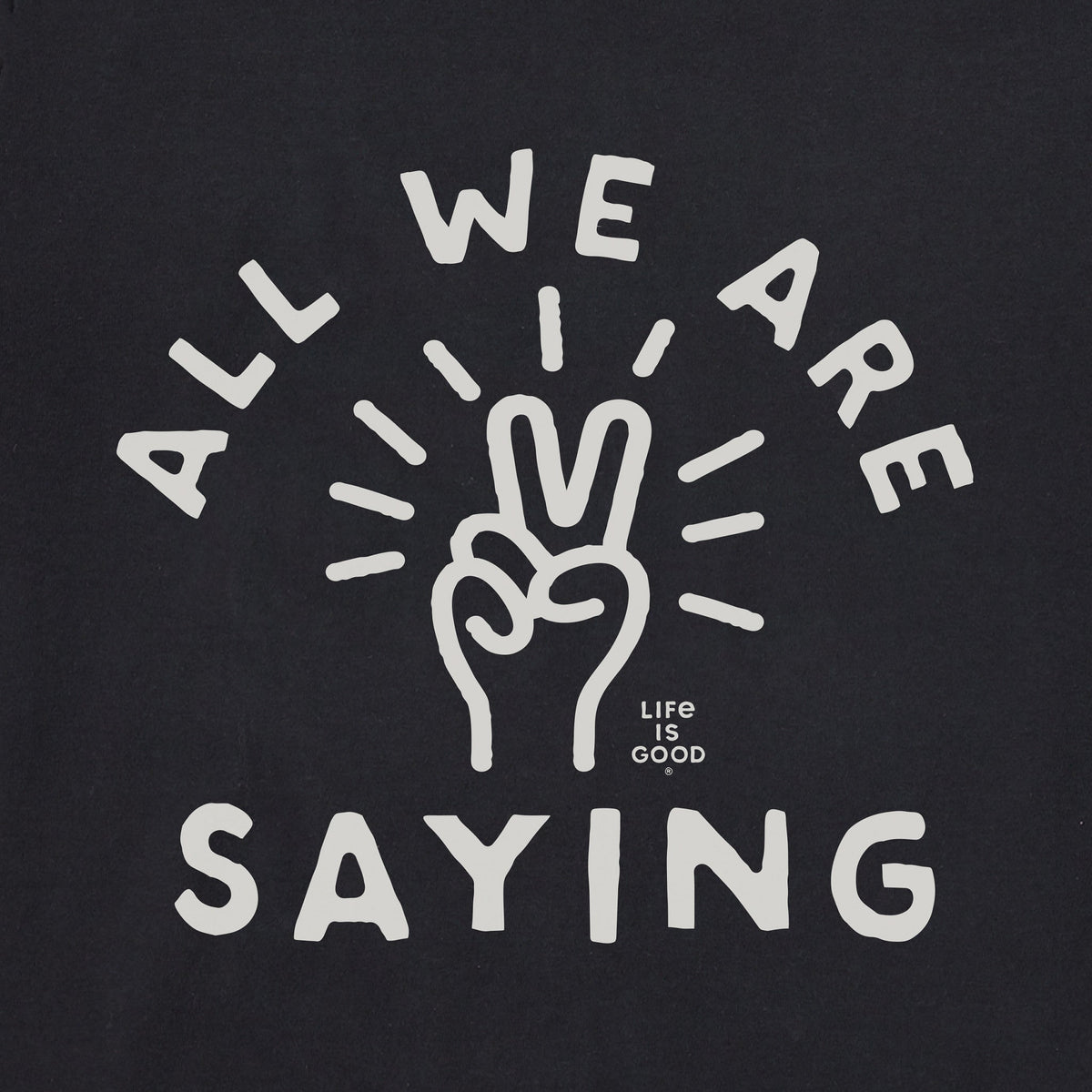 Women's All We Are Saying Short Sleeve Oversized Crusher Tee product image 2