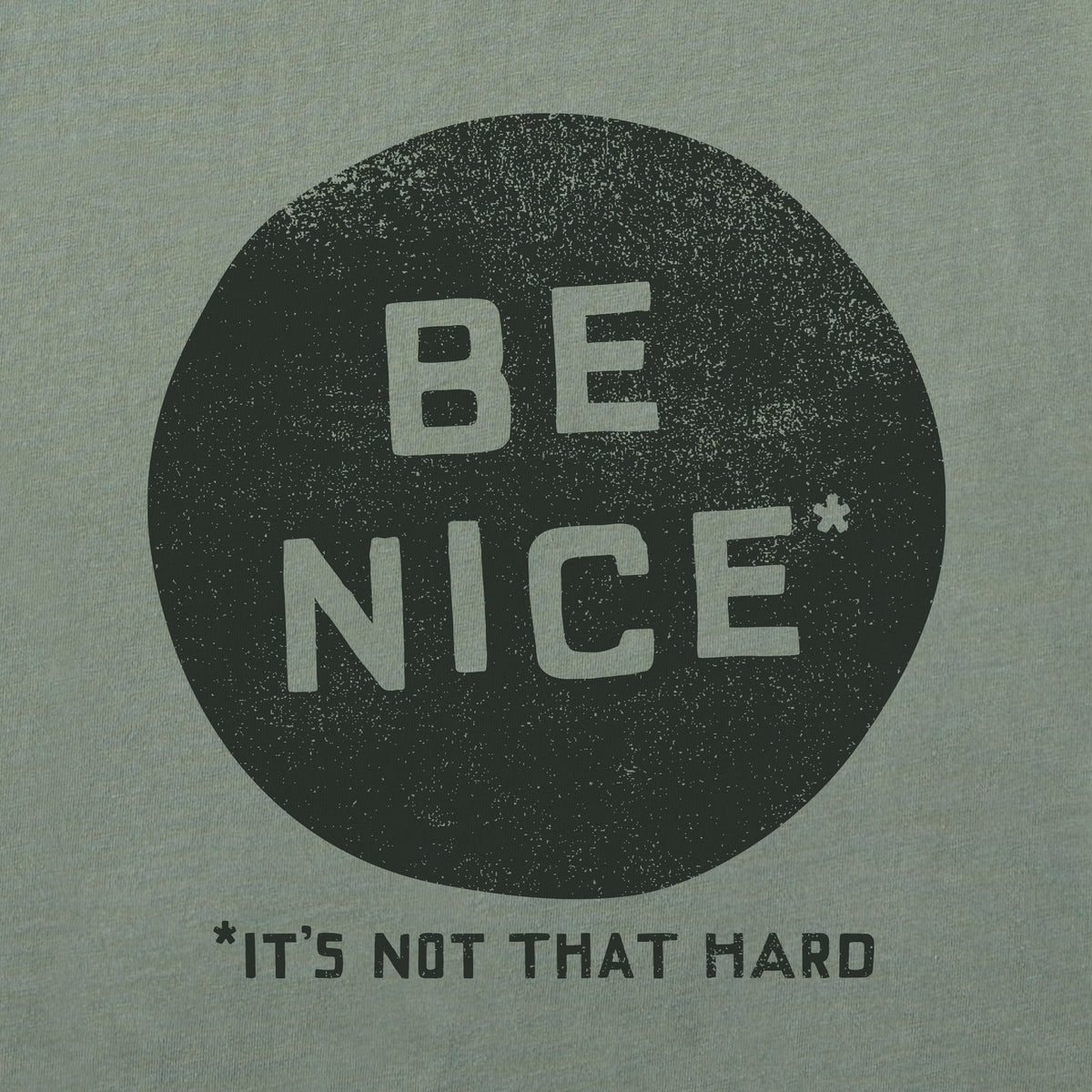 Men's Be Nice Not That Hard Short Sleeve Oversized Crusher product image 2