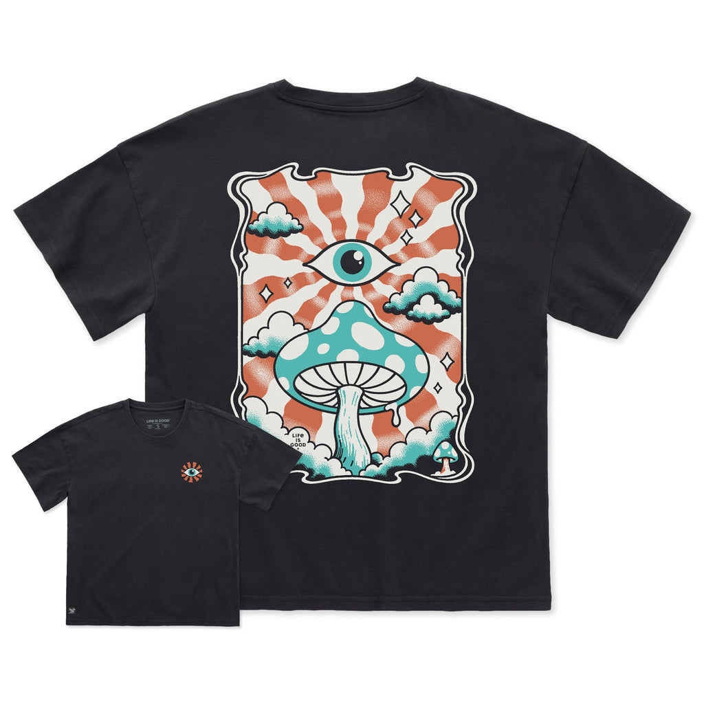 Women's Mushroom Eye Short Sleeve Oversized Crusher Tee product image 1