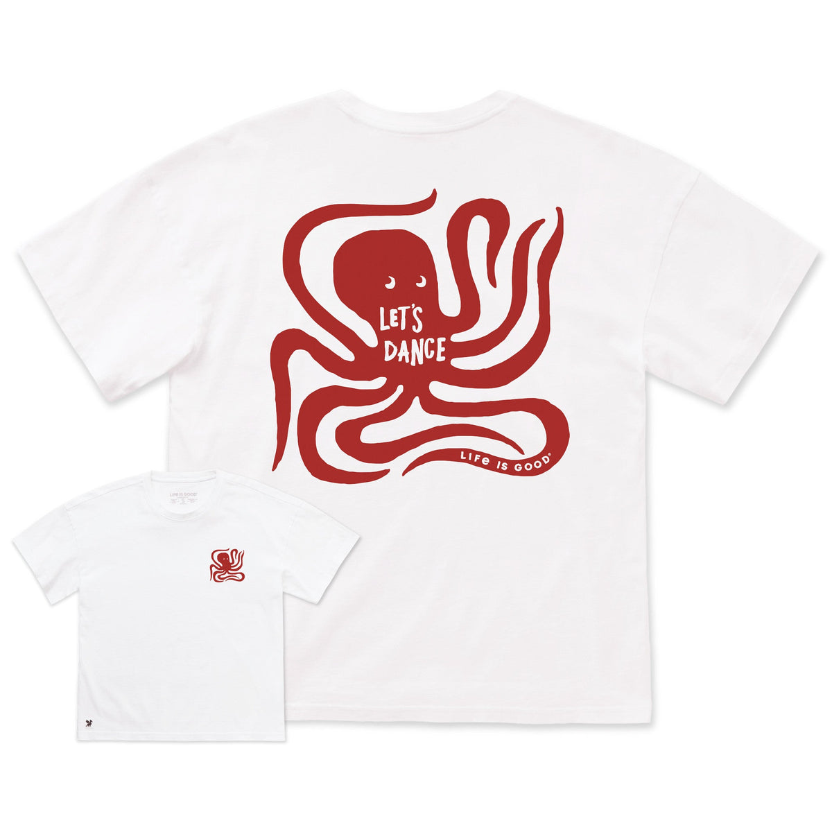 Women's Lets Dance Octopus Short Sleeve Oversized Crusher product image 1