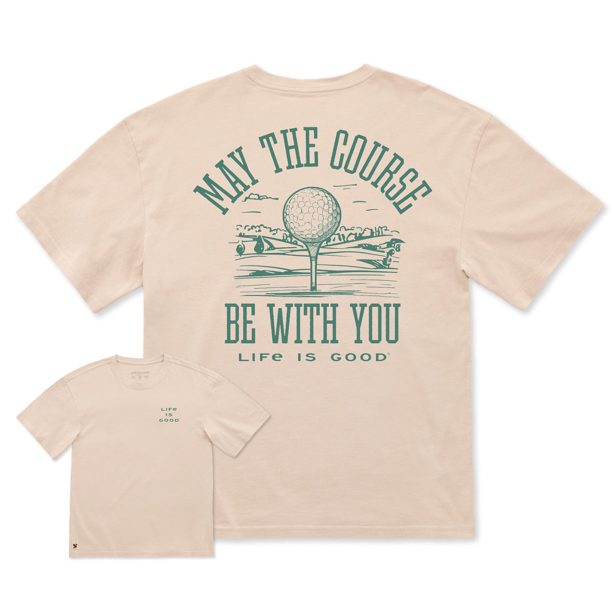 Men's May the Course be WIth You Golf Short Sleeve product image 1