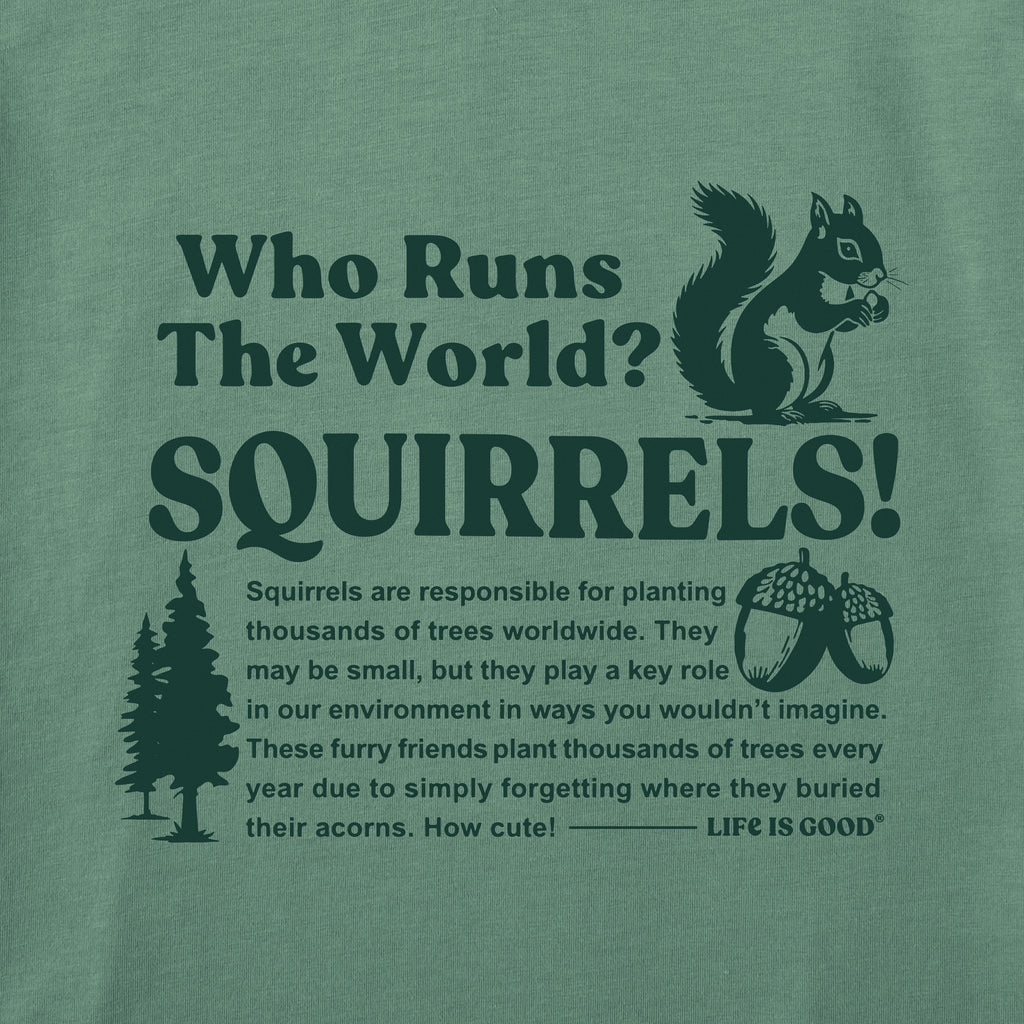 Women's Squirrels Run the World Short Sleeve Oversized product image 2
