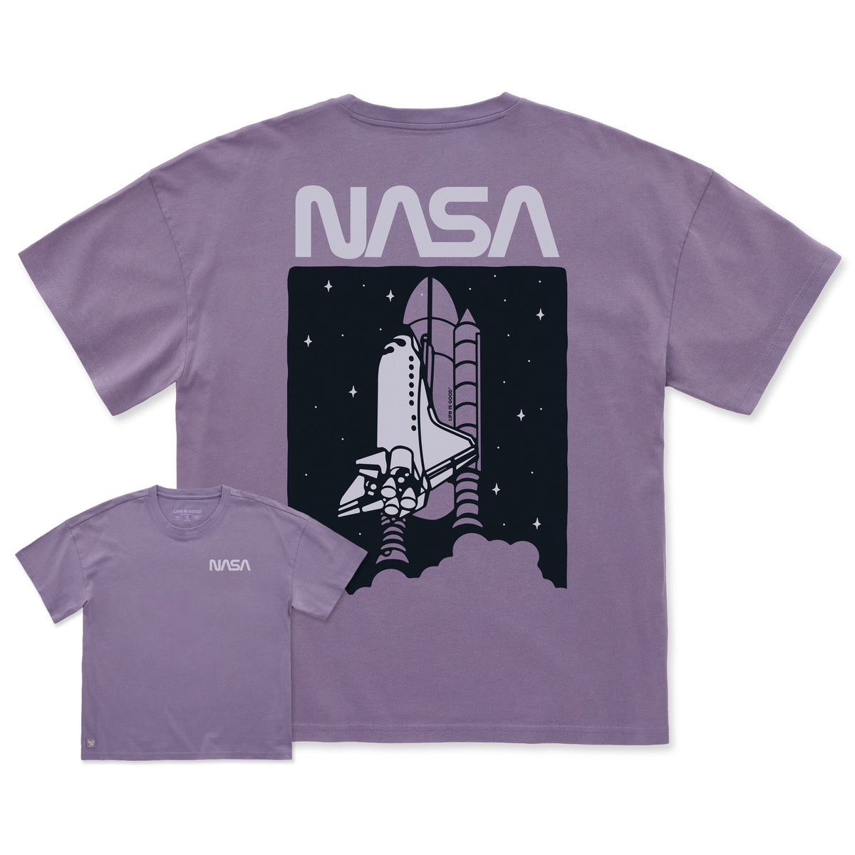 Women's NASA Blastoff Short Sleeve Oversized Crusher Tee product image 1
