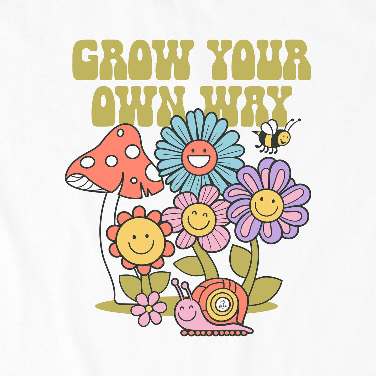 Women's Grow Your Own Way Garden Short Sleeve Oversized product image 2