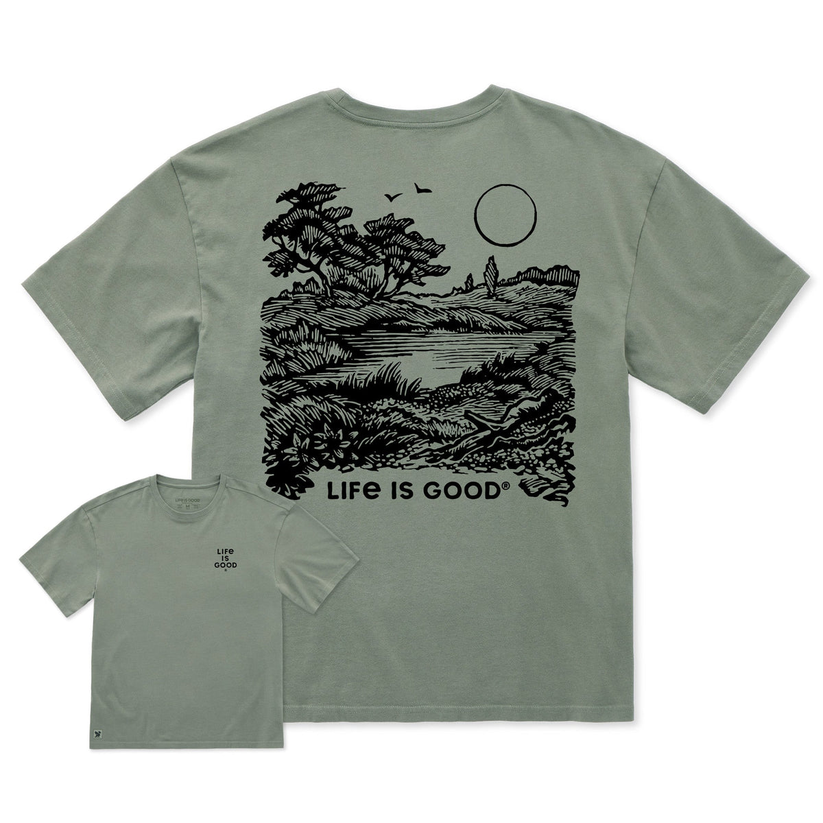 Men's Scenic Woods Short Sleeve Oversized Crusher Tee product image 1