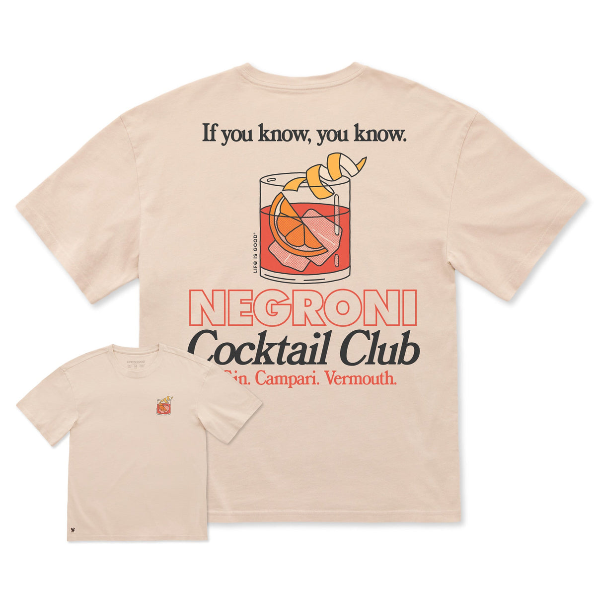 Men's Negroni Cocktail Club Short Sleeve Oversized Crusher product image 1