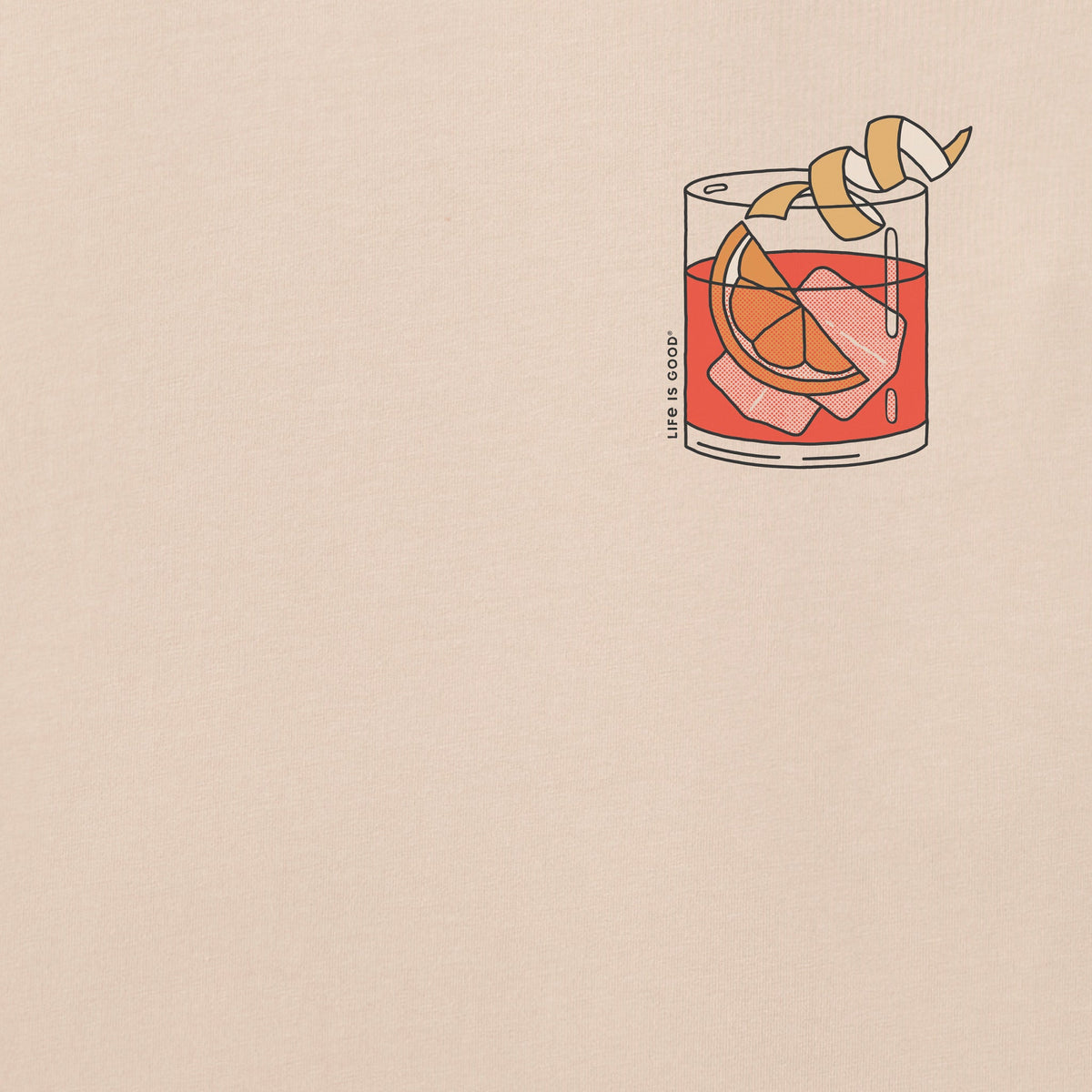 Men's Negroni Cocktail Club Short Sleeve Oversized Crusher product image 3