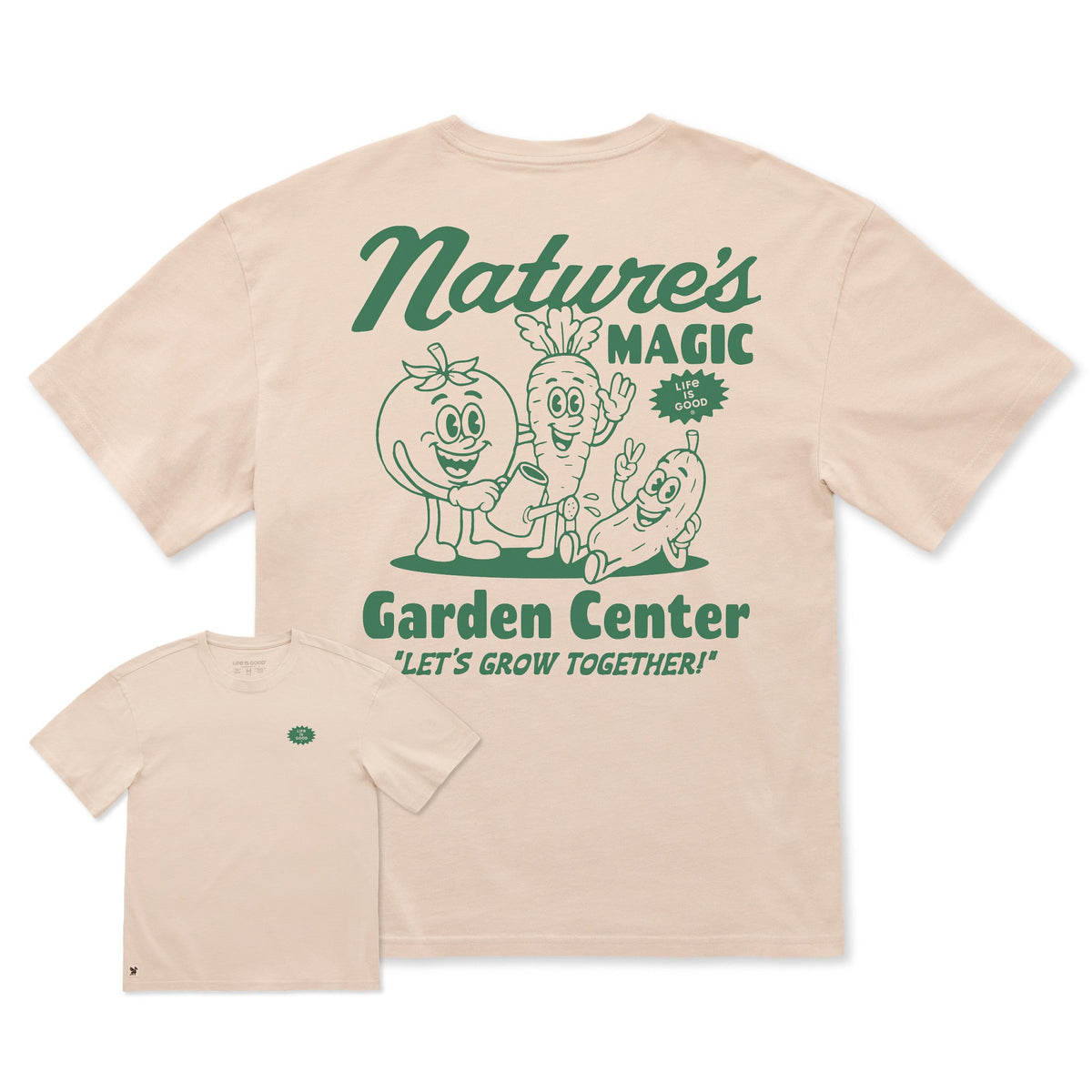 Men's Nature's Magic Garden Center Short Sleeve Oversized product image 1